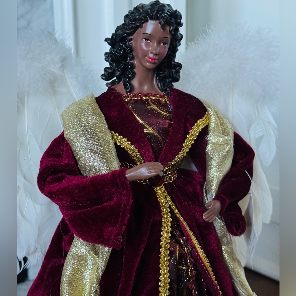 Christmas Angel Tree Topper Decoration - Picture 4 of 10